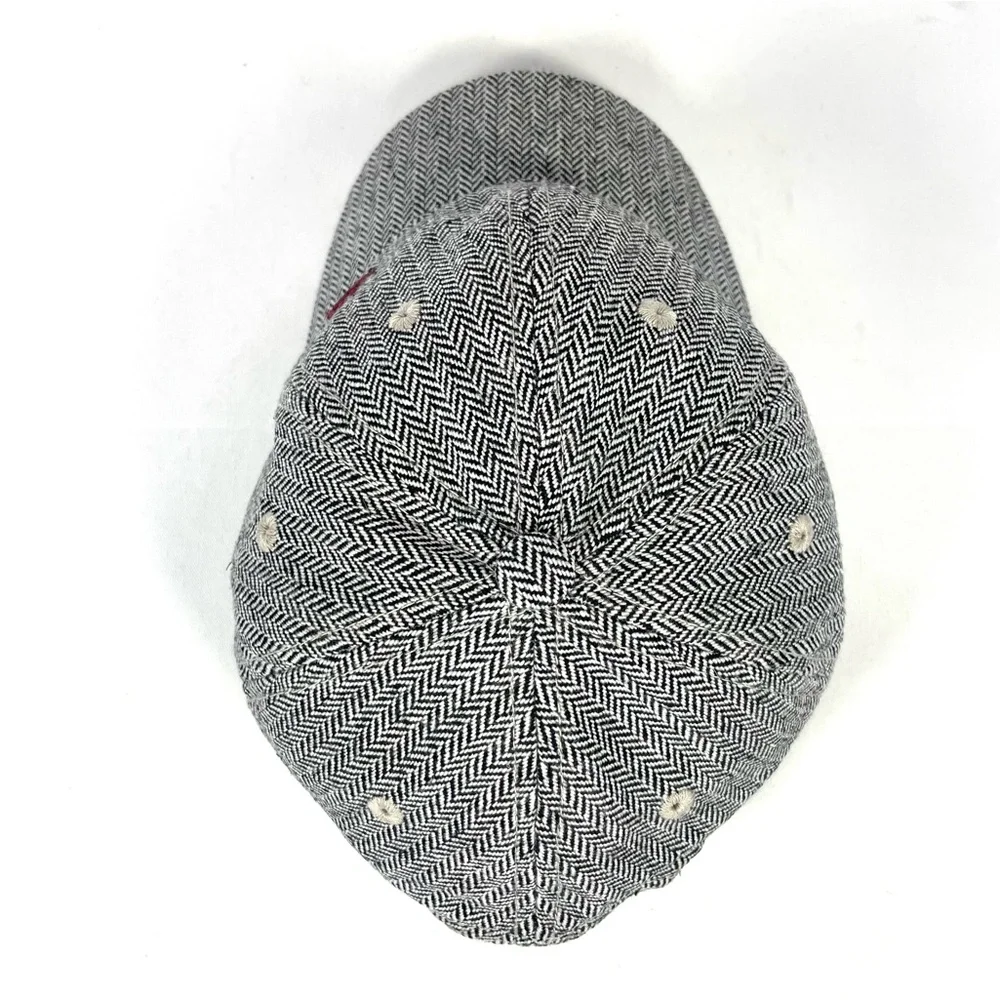 Montana Grizzlies Bear Paw Herringbone Strapback Dad Hat Legacy‎ Cap
